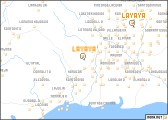 map of La Yaya