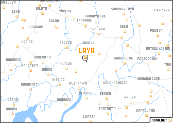 map of Laya