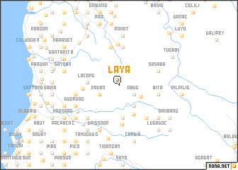 map of Laya