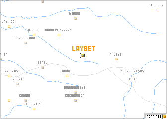 map of Lay Bēt