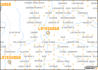 map of La Yeguada