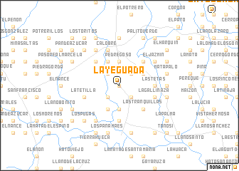 map of La Yeguada