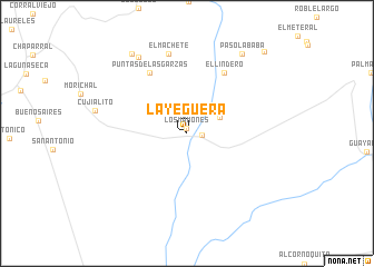 map of La Yegüera