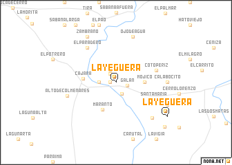 map of La Yegüera