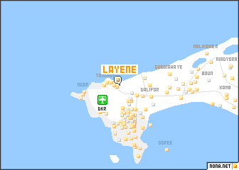 map of Layène