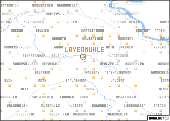 map of Layen Mühle
