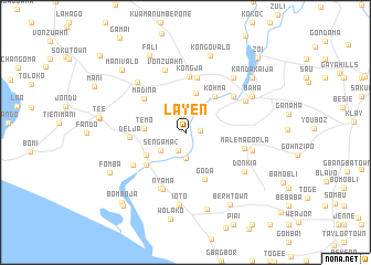 map of Layen