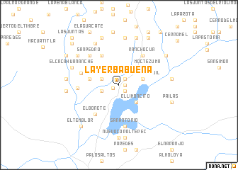 map of La Yerbabuena