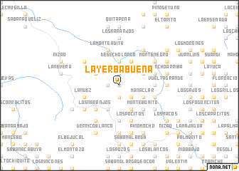 map of La Yerba Buena