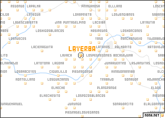 map of La Yerba