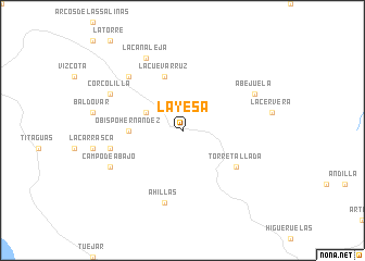 map of La Yesa