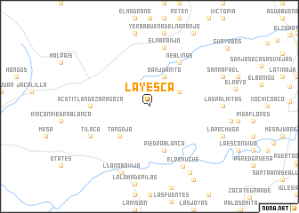 map of La Yesca