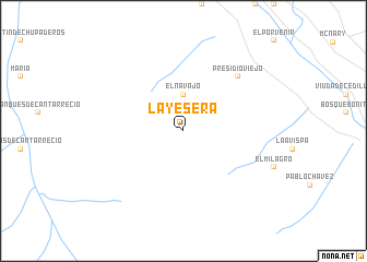 map of La Yesera