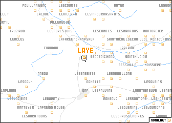 map of Laye