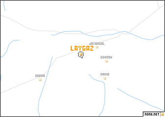 map of Lāy Gaz