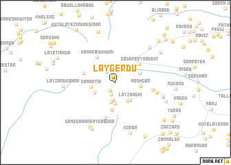 map of Lāy Gerdū