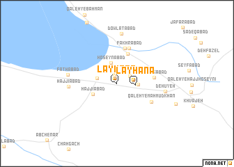 map of Lāy Ḩanā