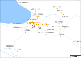 map of Lāy Ḩanā