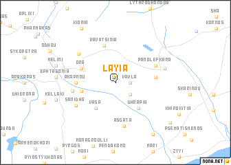 map of Layia