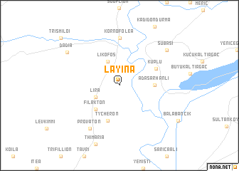 map of Layiná