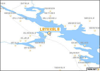 map of Läykkälä