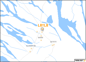 map of Laylá