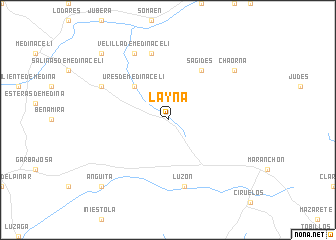 map of Layna