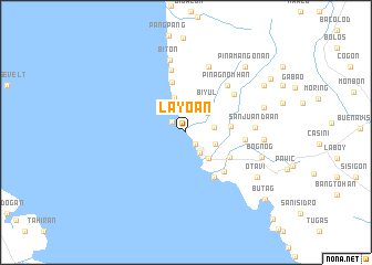 map of Layoan