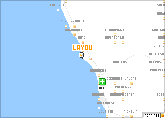 map of Layou