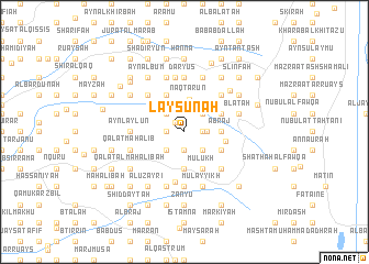 map of Laysūnah