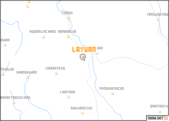 map of Layuan