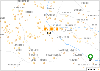 map of La Yunga