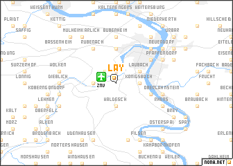 map of Lay