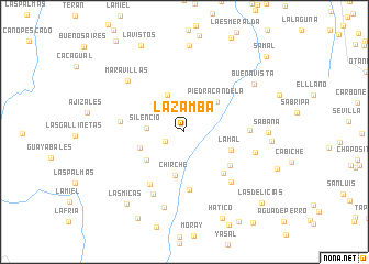 map of La Zamba