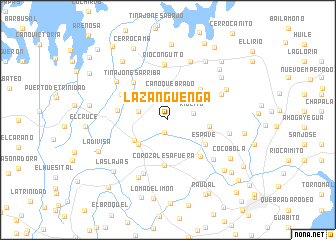 map of La Zanguenga