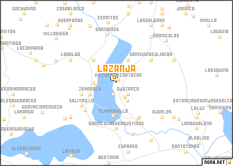 map of La Zanja