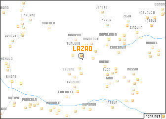 map of Lazão