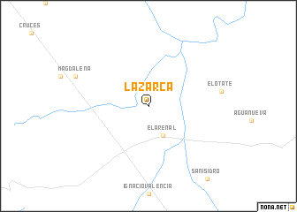 map of La Zarca