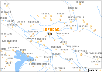 map of Lāzārdā