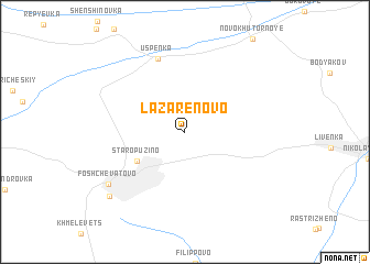 map of Lazarenovo