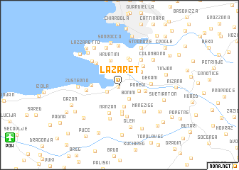 map of Lazaret