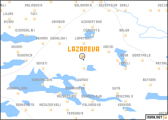 map of Lazareva