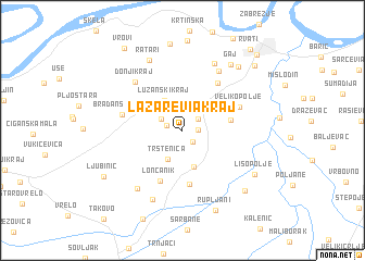 map of Lazarevi°a Kraj