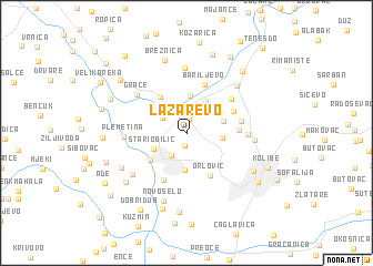 map of Lazarevo