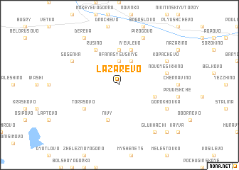 map of Lazarevo