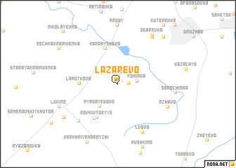 map of Lazarevo