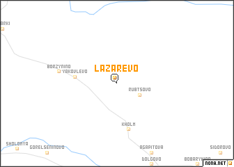 map of Lazarevo