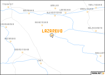 map of Lazarevo