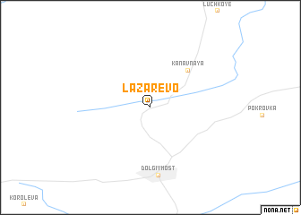 map of Lazarevo