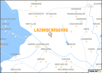 map of Lázaro Cárdenas